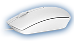 Dell Optical Mouse-MS116 - White - 570-AAIP-14